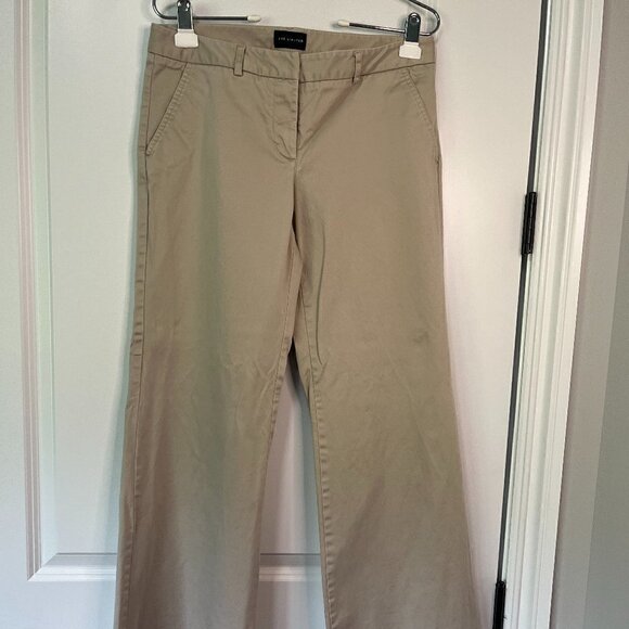 The Limited Drew Fit Wide Leg Khaki Pants size 6 EUC - Picture 1 of 3